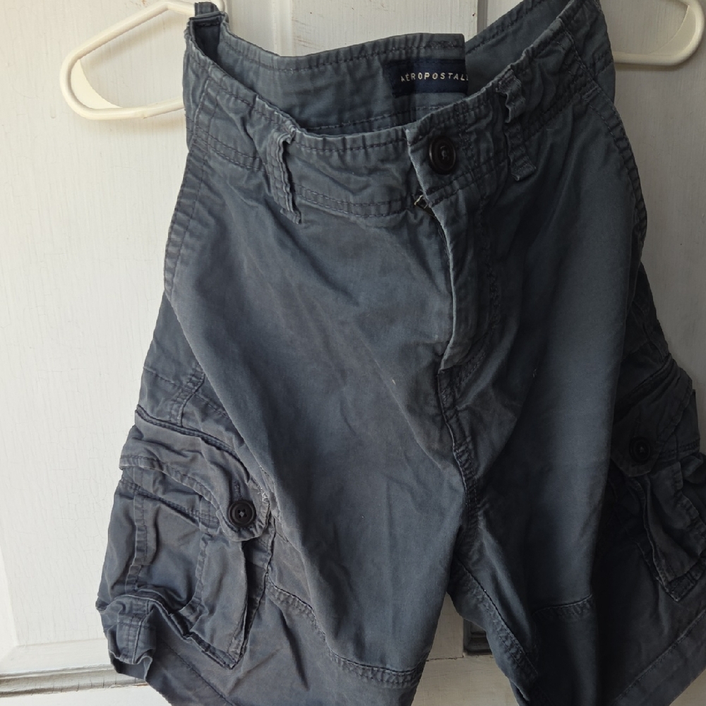 Aeropostale Men's Dark Gray Cargo Shorts Size 31